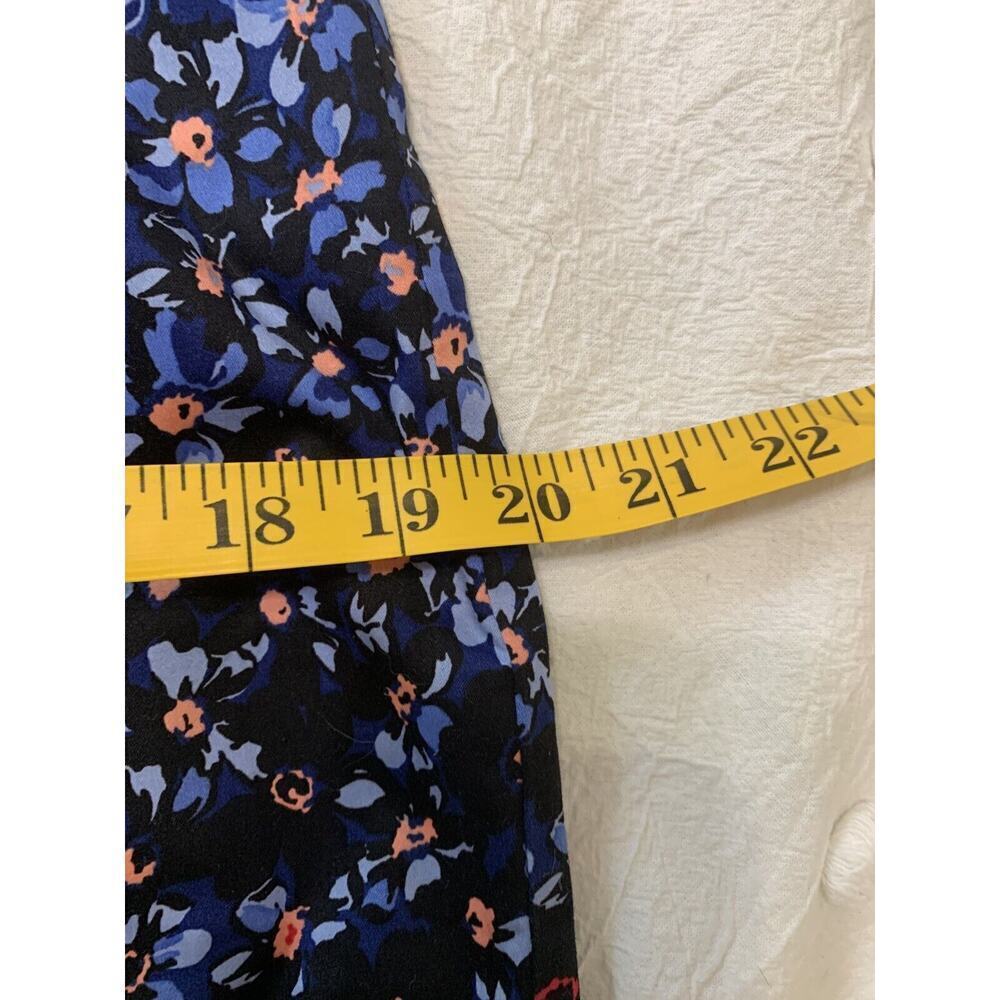 Talbots Sheath Dress Size 8 Ditzy Floral Pink to Navy Ombre Cap Sleeve Wedding - Picture 7 of 10